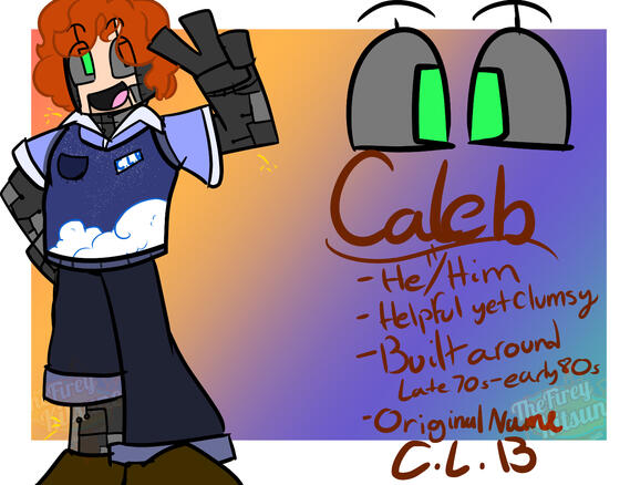 Original Character Ref- Caleb