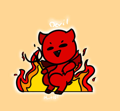 Original Art- Devil
