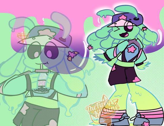 Original Art- Alien Slime Gal